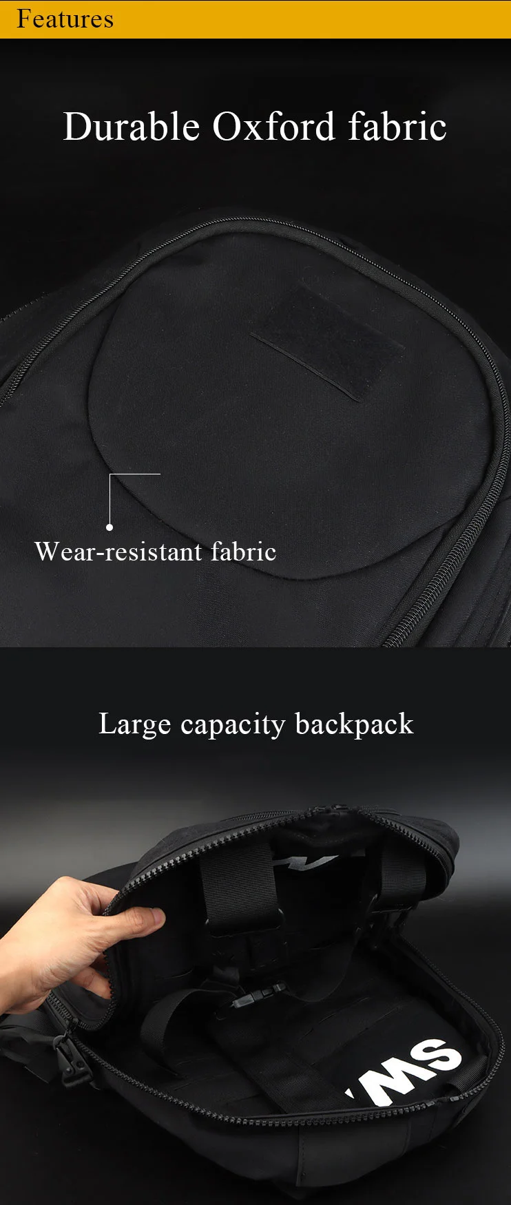 SINAIRSOFT sac à dos porte plaque – vue 3