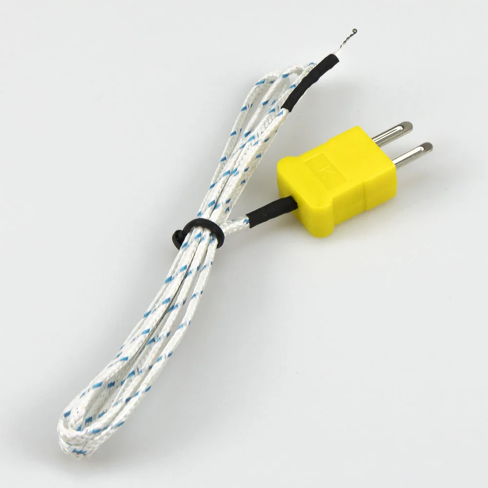 1Pc Wire Temperature Test K-type TP-01 Thermo Sensor Probe For TM-902C TES-13ji 