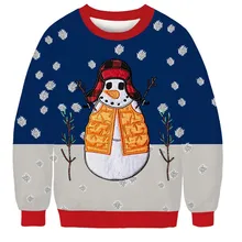 Мужские топы с длинным рукавом и 3D принтом Happy Christmas, круглый вырез, Спортивный Повседневный Топ для бега, новая одежда 40DE21