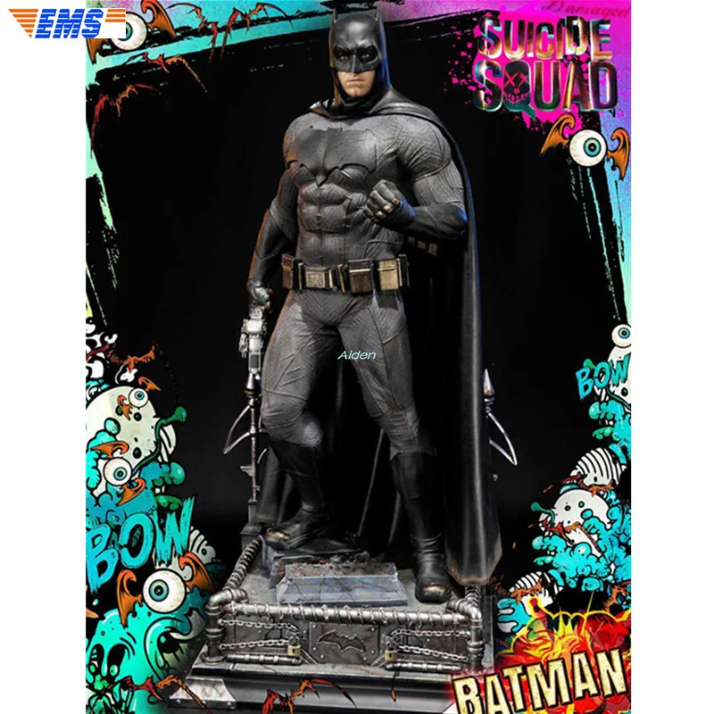 

31"Statue Batman Bruce Wayne Bust Superhero Full-Length Portrait Suicide Squad Resin Action Collectible Model Toy BOX 78CM Z2421