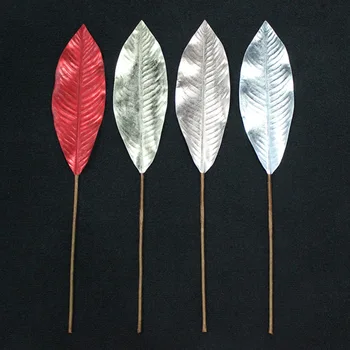 

Bird of Paradise Leaf Leather Imitation Flowers Wedding Hall Scene Decorative Desktop Placed Flower Arrangement Accessories Home