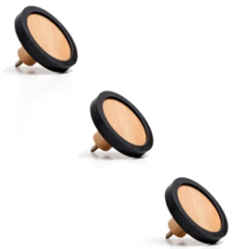 

3Pcs Coat Rack Hook Creative Decoration Round Clothes Hook Hanging Wall Wooden Coat Hook Wall Hanging Solid Wood Home Wall Decor