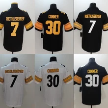 Все сшитые мужские wo Мужские Молодежные Дети Питтсбург Джеймс Коннер 30 Бен Ротлисбергер 7 Джерси