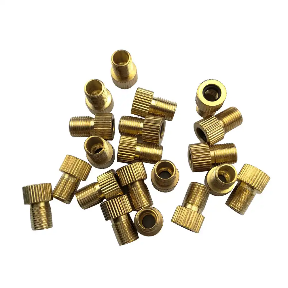 4pcs Aluminum Alloy Presta to Shrader Bicycle Bike Valve Adapter Converter EP
