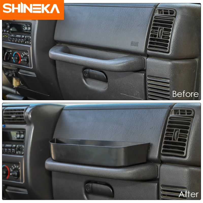 Подлокотник SHINEKA подлокотник для хранения подходит Jeep Wrangler TJ 1997 2006 аксессуары