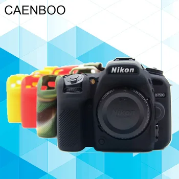 

Colour Camera Bags Cases Soft Flexible Silicone Cover For Nikon D7500 M-SLR Camera Rubber Protective Body Cover Housing D 7500