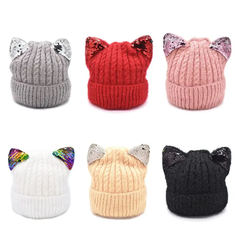 Light up Hat Beanie LED Christmas Hat for Kids Girls Boy Novelty Funny Hat Children Winter Warm Cap Gifts