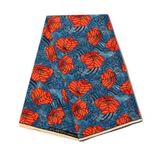 Готический Печатный Женский DIY голландский воск ткань Африканский воск Fabircs 6 ярдов