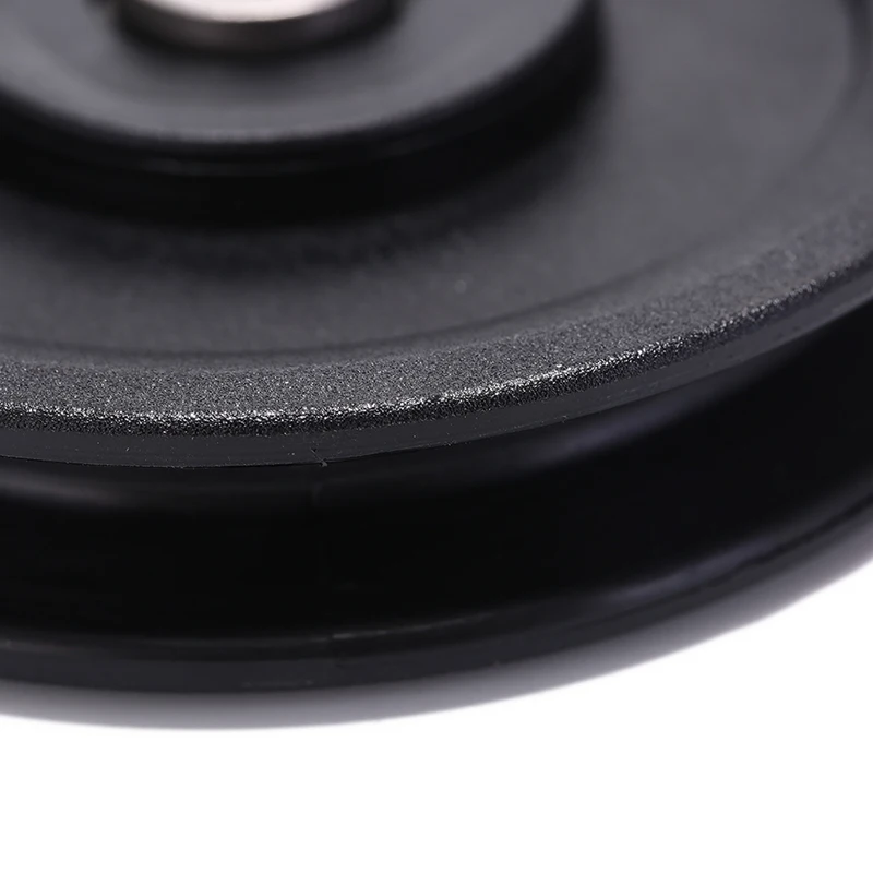115mm Cable Gym Universal Fitness Equipment Part High Quality Bearing Pulley Wearproof Nylon Bearing Pulley Wheel