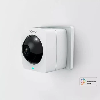 

Youpin XiaoVV A1 Smart Panoramic IP Camera HD 1080P 360° Panoramic AI Humanoid Detection Night Version Work With MiHome App