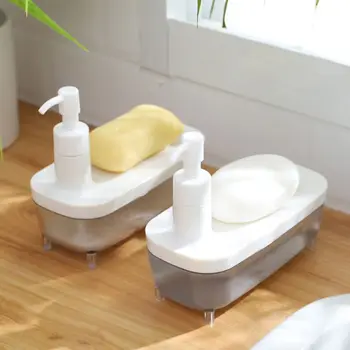 

Kitchen Bathroom Hand Cleanser Liquid Soap Dispenser Press Shower Shampoo Bottle