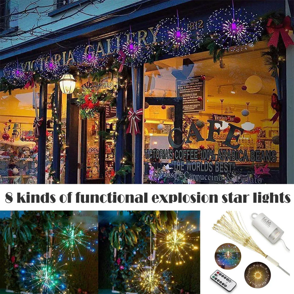 Hot LED Fairy Lights 8 Modes Dimmable StringLights with Remote Control for Party Home Outdoor LSK99