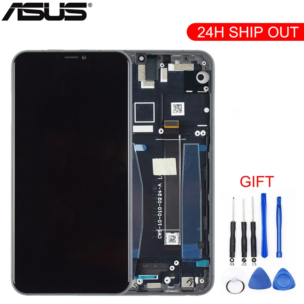 Tela de Toque para Zenfone Lcd para Asus Original Zenfone Ze620kl Display 2020 Gamme Peças Quadro 6.2 Lcd 5
