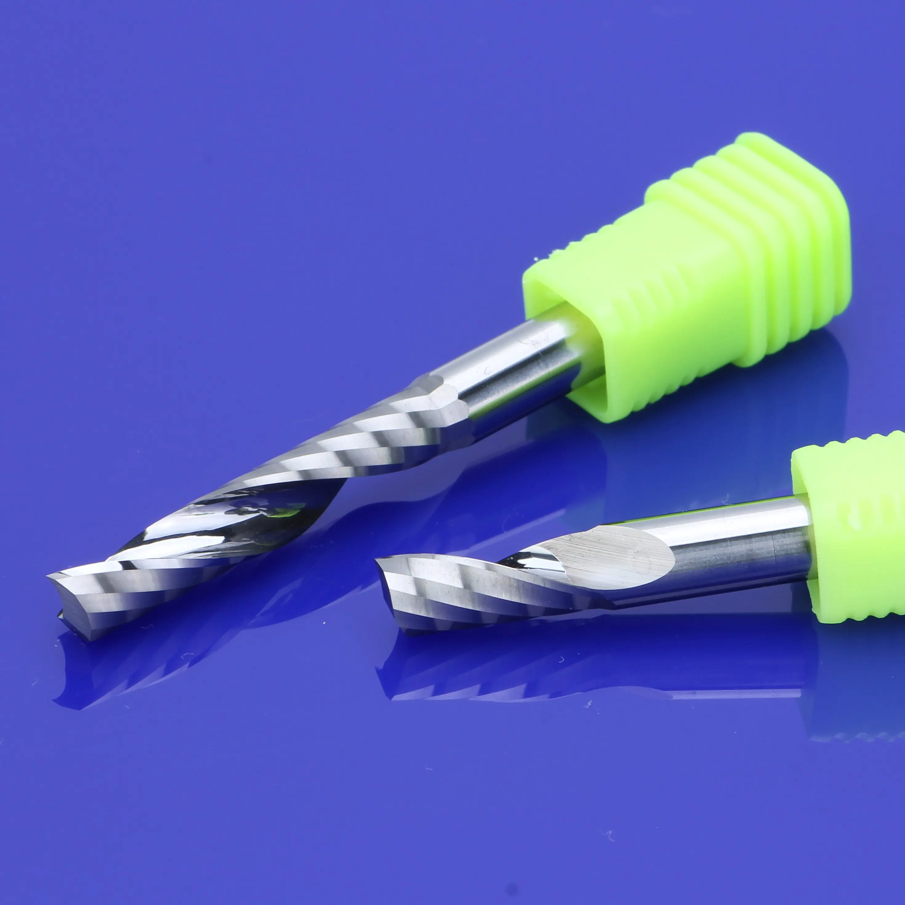 

2Pc 10mm 3A Class CNC End Mill One Single Flute Spiral Cutter For MDF Carbide Milling Cutter PVC Wood Cutter