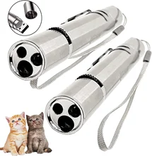 

LVTUBANLV 2Pack Multi Angle USB Rechargeable LED Cat Toy, Cat and Dog Training Tool, Multiple Pattern Pet Command Light