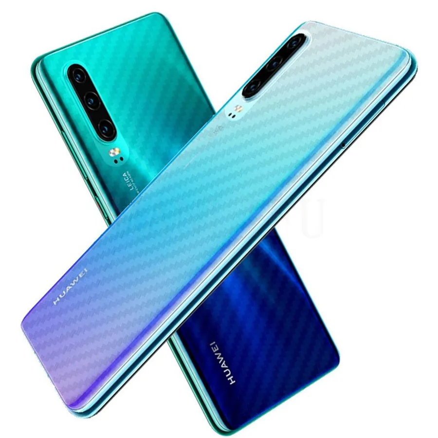 5 шт. 3d протектор экрана из углеродного волокна для Huawei P30 P40 Mate 40 Pro задняя крышка