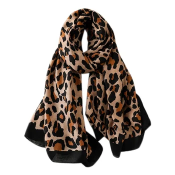 

Fashion Women All-match Leopard Print Shawl New Pattern Long Sunscreen Ladies Scarf Bib DecorationCM