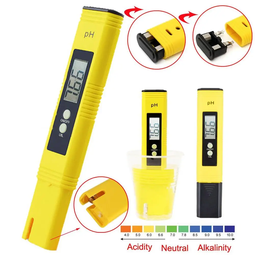 Digital LCD PH Meter Pen 0.01 Accuracy Aquarium Pool Wine Urine Drinking Water Quality Monitor Tester Automatic Calibration | Инструменты
