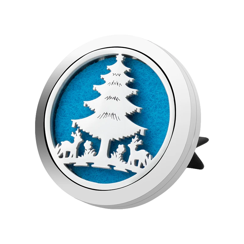 Christmas Theme Car Air Freshener Holder Accessories For Flavoring Perfume Smell Scent Auto Interior Decoration Aroma Fragrance