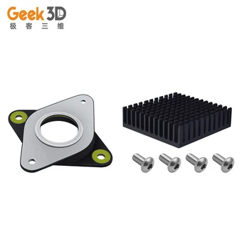 

3D Printer 54mmx54mmx7mm NEMA 42 Stepper Motor Mount Bracket Steel Rubber Damper Shock Absorber Ring Pad Bracket Heat sink Kits