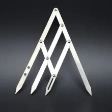 1 шт. Золотое соотношение Штангенциркули брови микроблейдинг Перманентный макияж измерительный инструмент означает Золотой делитель Штангенциркули брови микроблейдинг