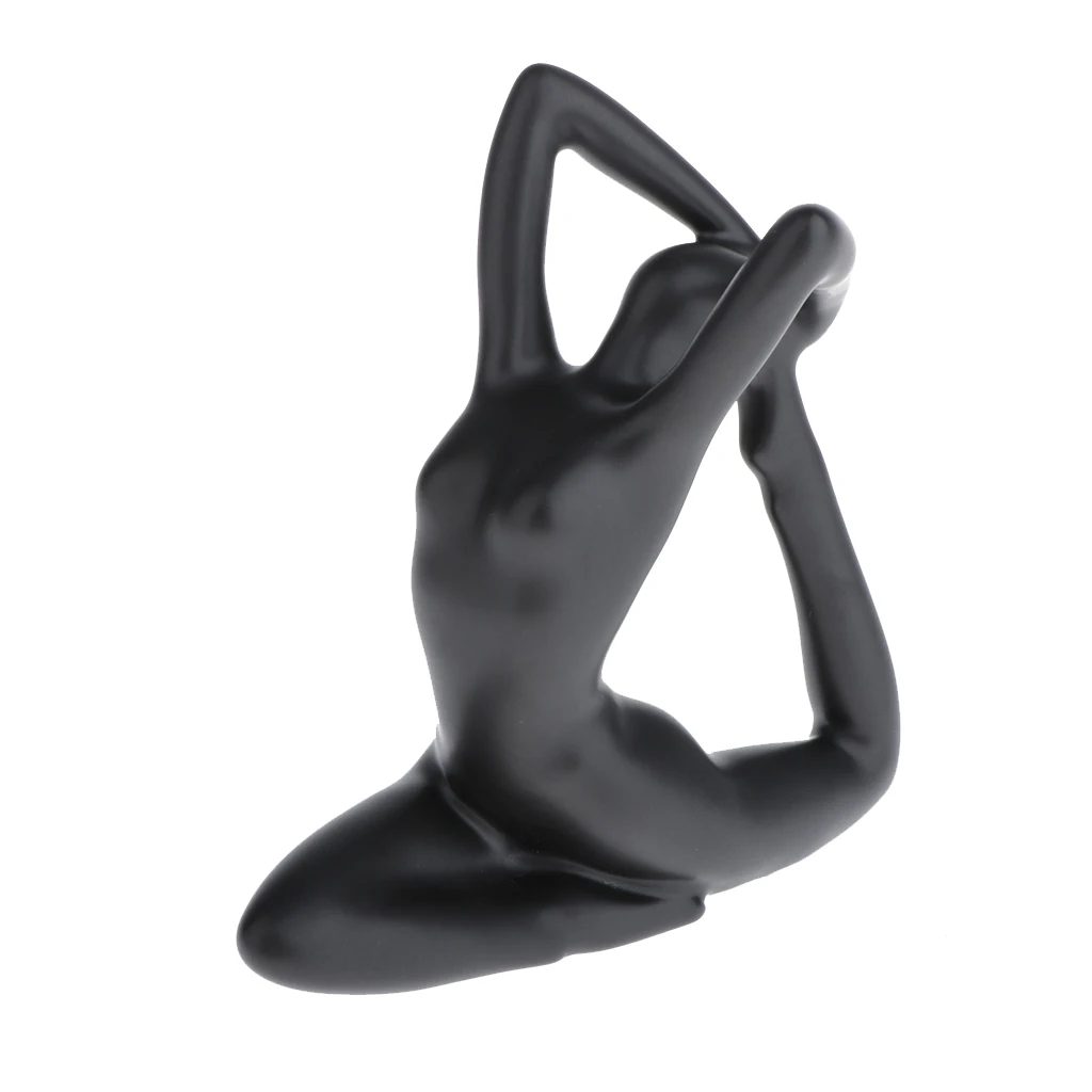 Tabletop Ceramic Dressing Table Decoration Modern Simple Creative Ornament Accessories Yoga Girl Home Decoration Ornament