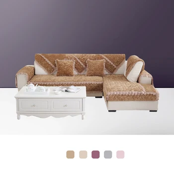 

5 Colors Sofa Cover Velvet Comfortable Slipcover Slip Seater For Living Cushion Blanket Towel Decor Cushion Room Sofas Couch