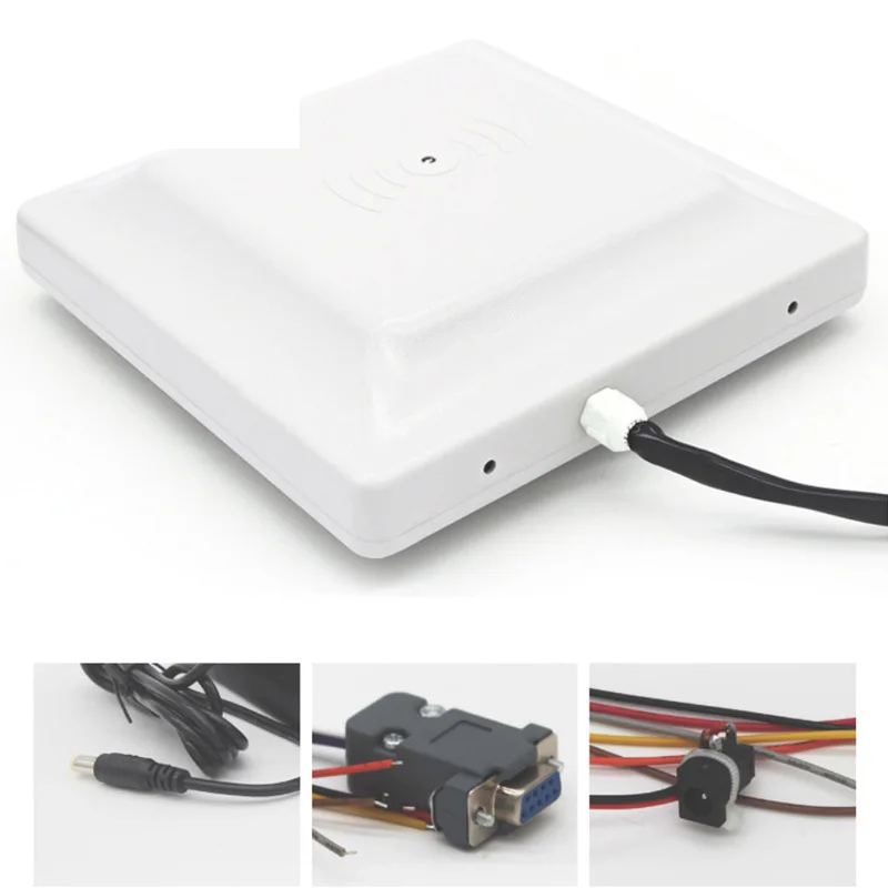 Считыватель карт UHF RFID диапазон 0 6 м дальность действия 8 дБи антенна RS232/RS485/Wiegand
