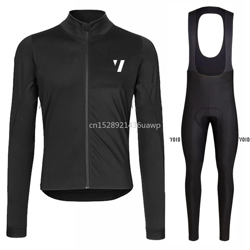 

2019 winter thermal fleece long sleeve set Underarm professional ventilation design bicicleta mtb Pro team ropa hombre de marca