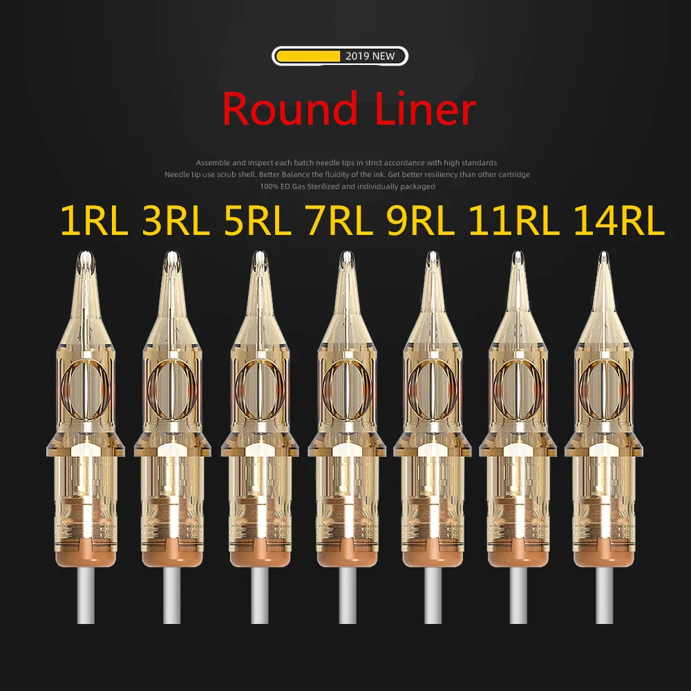 Премиум кофе Эволюция татуировки иглы картриджи Круглый лайнер 1/3/5/7/9/11/14RL|Иглы