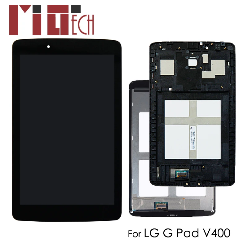 

LCD Display For LG G Pad V400 7.0'' Touch Screen Digitizer Sensor Tablet Spare Parts Assembly Replacement Black No Frame