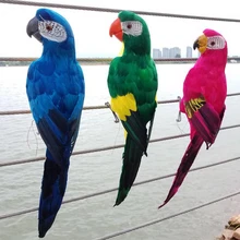 Птица сад орнамент попугай Патио Декор Открытый искусственные животные Красочные