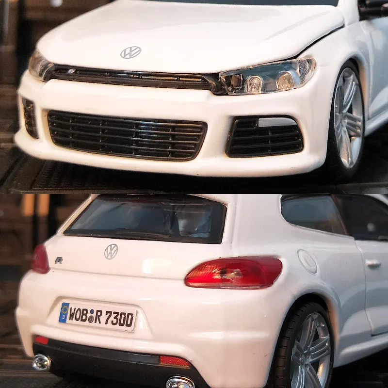 Модель автомобиля из сплава Bburago 1:24 Volkswagen Scirocco R белая|Наземный транспорт| |