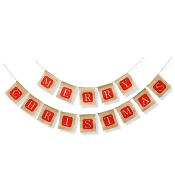 

Merry Christmas Banner Merry Christmas Banner Decoration for Fireplace Wall Tree Home Decoration Mantel