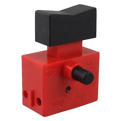 

AC 250V 4A 5E4 Manual Lock DPST 2NO Circular Saw Trigger Button Switch