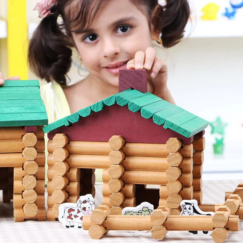 wooden building sets toys