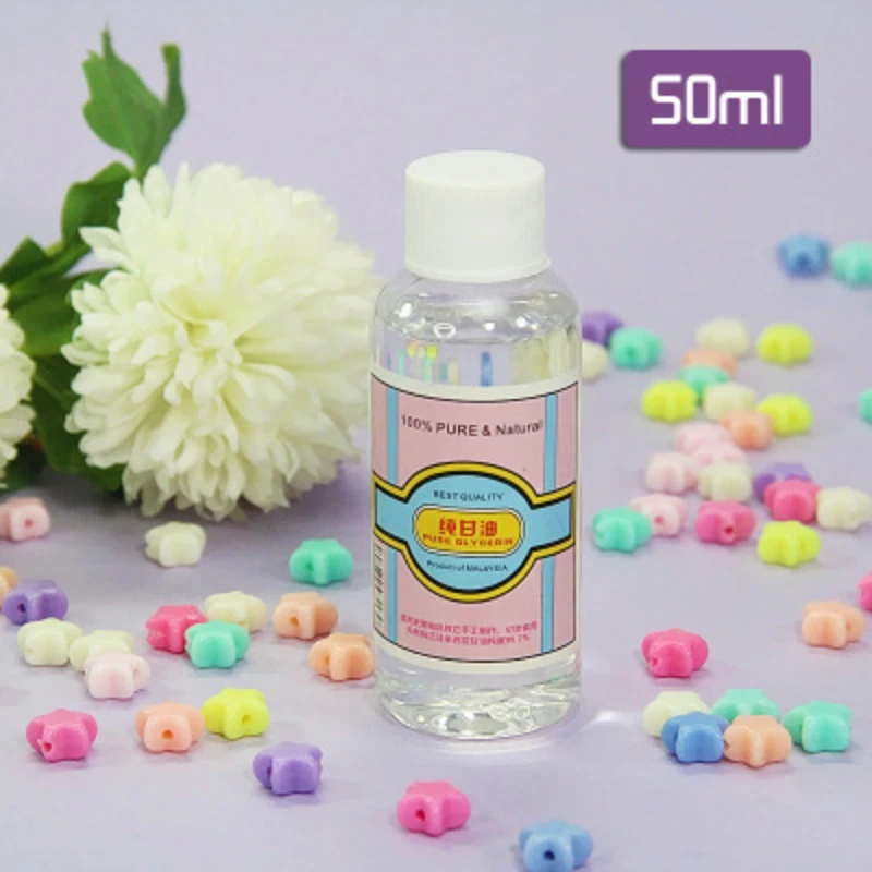 100ml / 145g Pure Glycerin DIY Soft Clay Crystal Mud Emulsifier Quicksand Oil Handmade Clay Slime Softening Oil Child toys gift