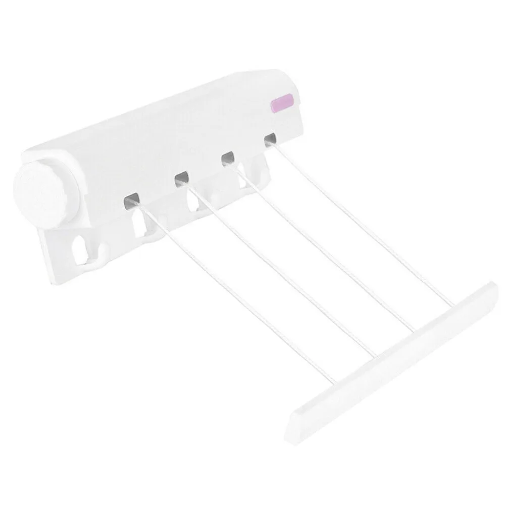 Automatic Retractable Clothesline Telescopic Four Five Lines Clothes Line Hanger Drying Rack tendedero (15)