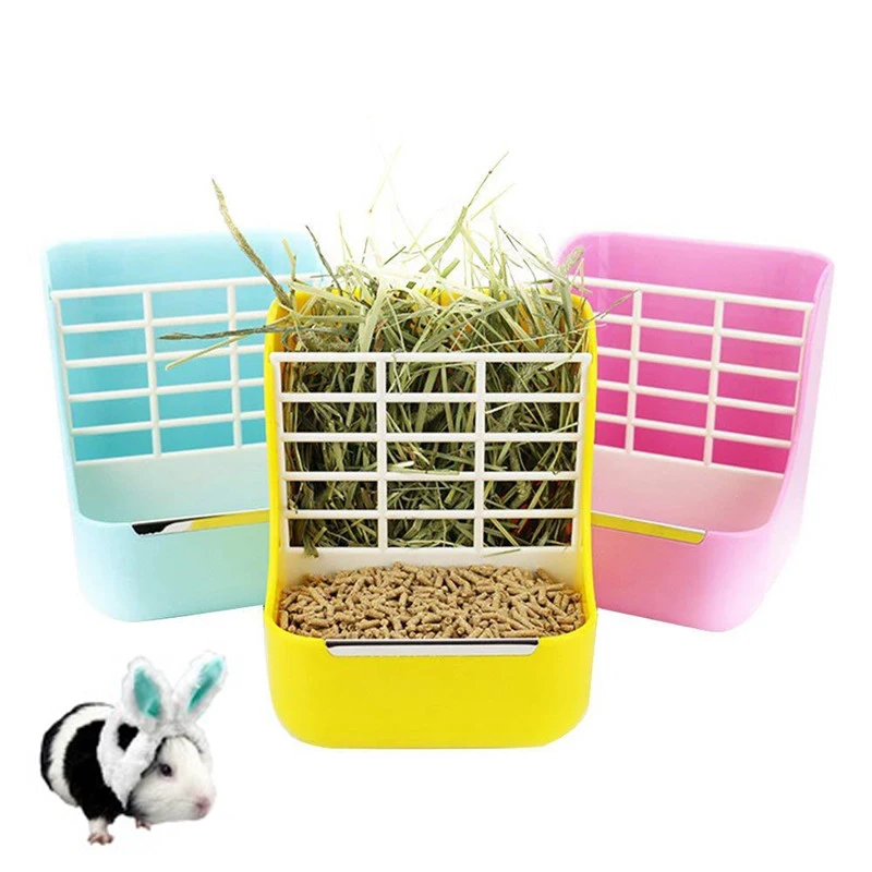 Миска для корма Rabbit может быть фиксирована 2 в 1 кормушка домашних животных/полка