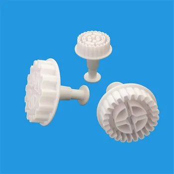 

Gears Embosser Set Fondant Cutter pastry baking mold Confectionery Cake decorating tools wheel for kitchen