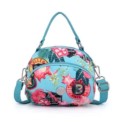 Европейская и американская модная новая стильная сумка цветная тканевая сумка для мобильного телефона Женская сумка через одно плечо