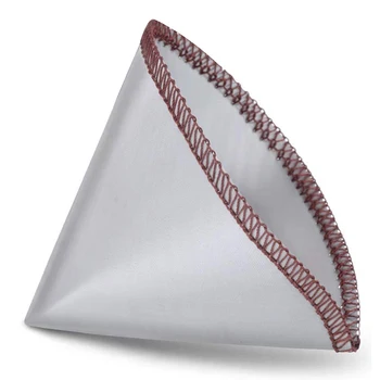 

Reusable Coffee Filter Paper Stainless Steel Cone Filter V60 Pour Over Coffee Drip Filter Mesh Paperless 102 Hand Drip 2-4 Cup