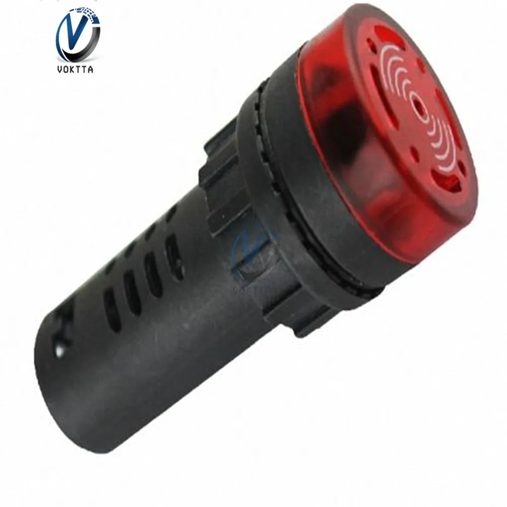 AD16-22SM Flash СВЕТОДИОДНЫЙ аварийная сигнальная светового Индикатора Лампа вспышка гудок DC 12V 24V AC 110V 220V Предупреждение лампы красный, зеленый, желтый