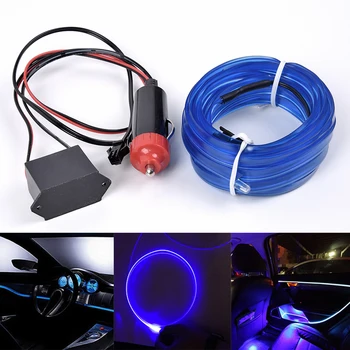 

1 X 4M Car Interior Wire Light Dash Trim Mounting Atmosphere Decorative Lamp