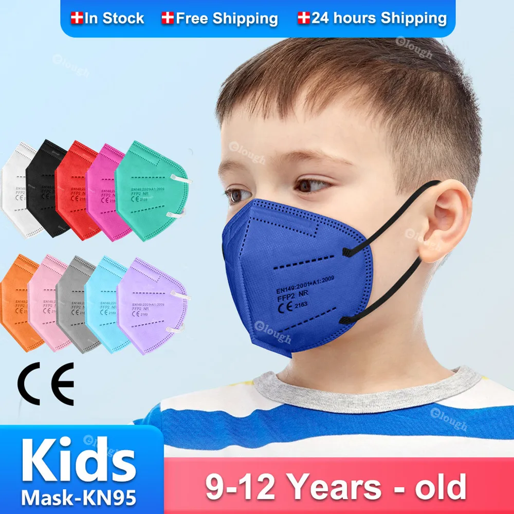 

Mascarillas FPP2 Niños Homologada 9-12 Years KN95 Masks Children FFP 2 5 layers Mascarilla FFP2 Infantil FFP2Mask Kids