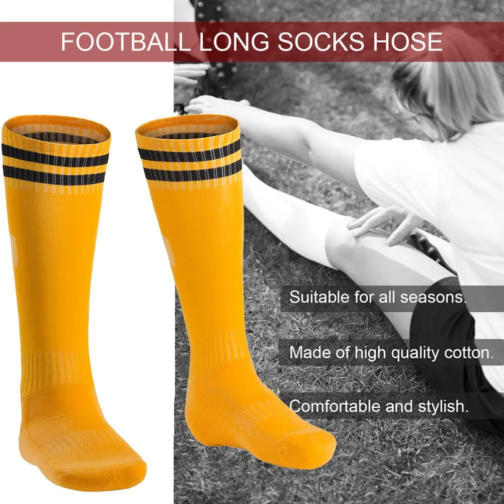 adult football Socks Hit Color Wear-resistant Sport Long Socks Over Knee  High Baseball Hockey Socks - AliExpress