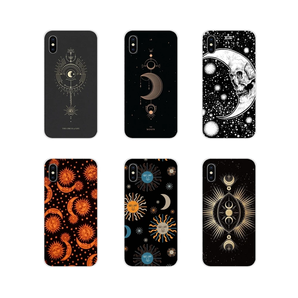 For Xiaomi Redmi Note 3 4 5 6 7 8 Pro Mi Max Mix 2 2S Pocophone F1 Accessories Phone Shell Covers Moon Tarot Divine | Мобильные