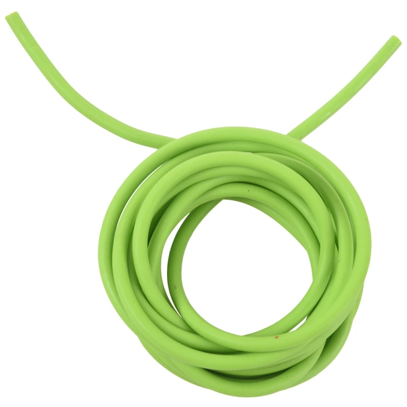 New Sale 2Pcs Tubing Exercise Rubber Resistance Band Catapult Dub Slingshot Elastic 2.5M- Black& Green