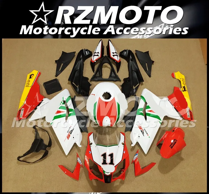 ABS мотоцикл обтекатель комплект для APRILIA RS125 2006-2011 год кузов литья под давлением Магазин № 1863