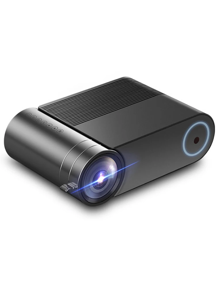 

Mini Projector Full HD 1080P Display Supported 23 Languages Outdoor Movie Projector 2400 Lux with 30,000 Hrs, Compatible HDMI